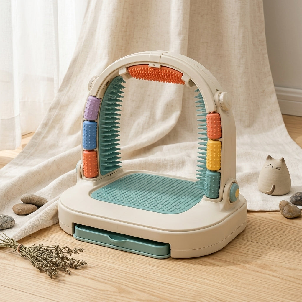 Zyvenaro™ BrushLoop Adaptive Pet Grooming Arch