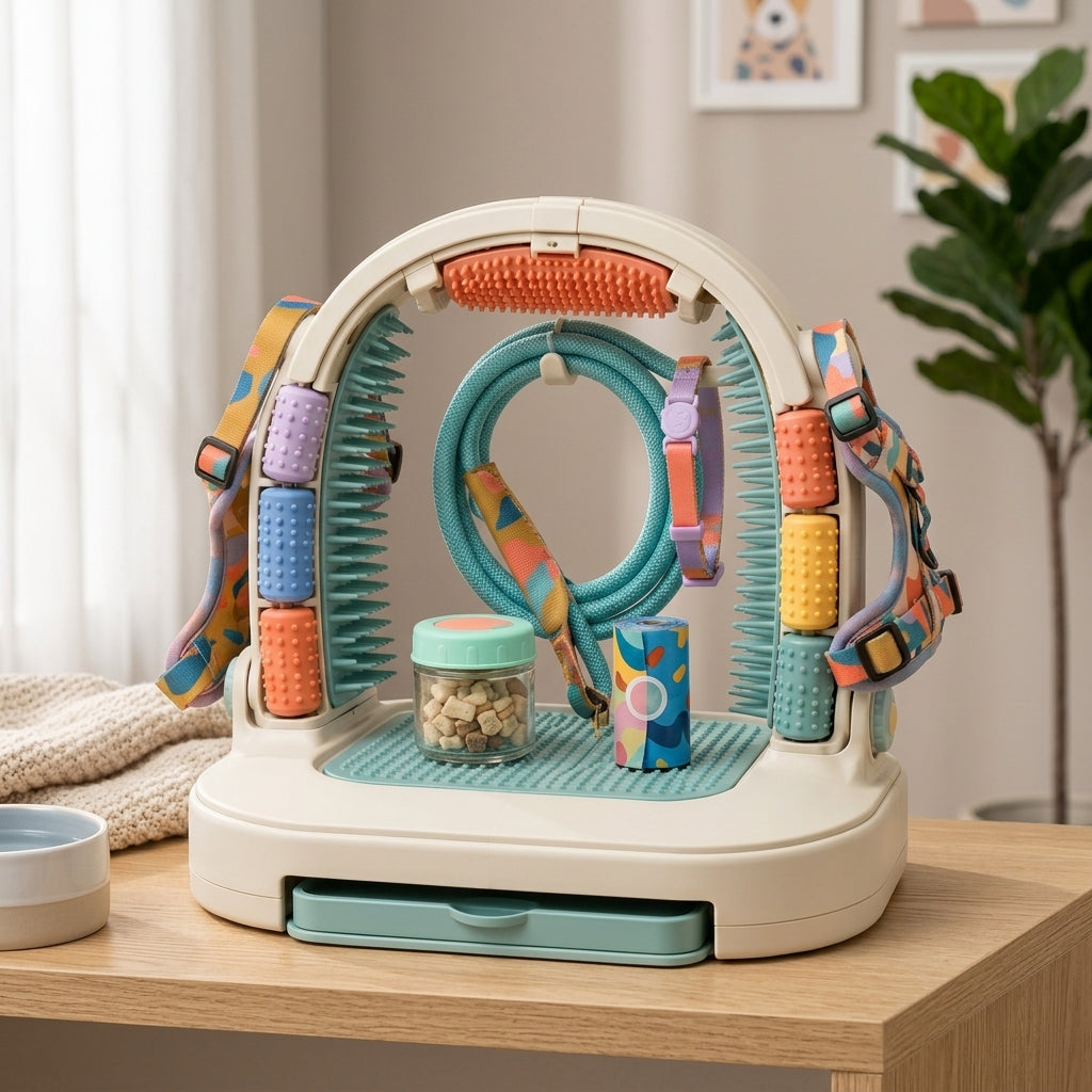Zyvenaro™ PawPort Smart Leash Dock
