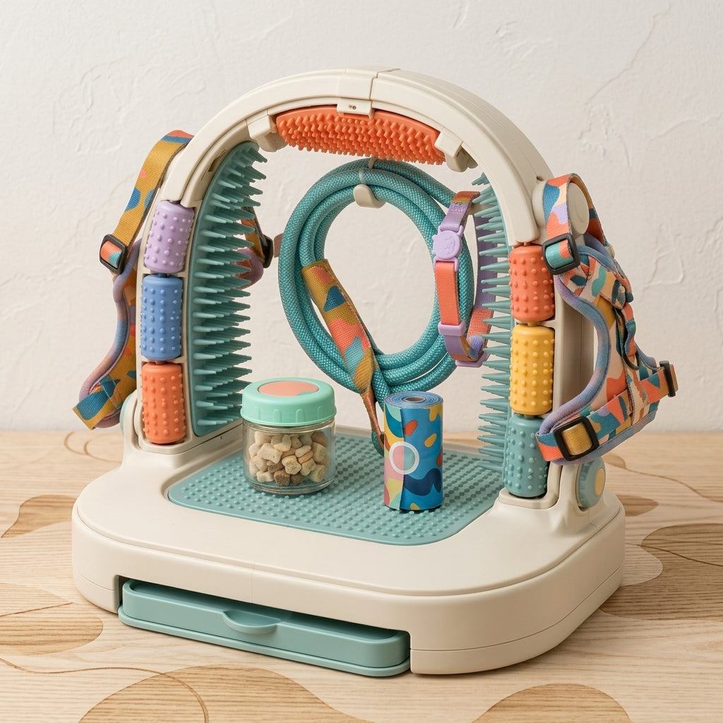 Zyvenaro™ PawPort Smart Leash Dock